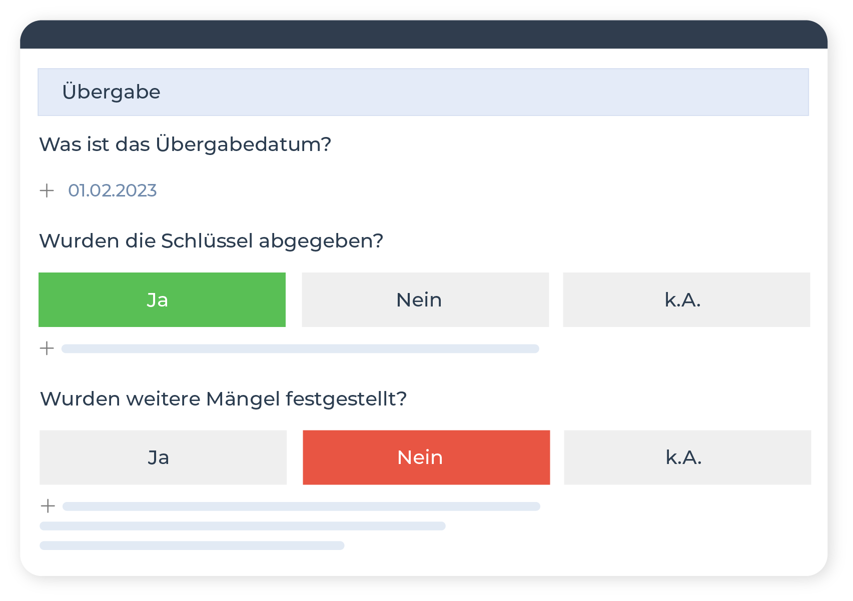 Sorgen Sie für eine reibungslose Übergabe