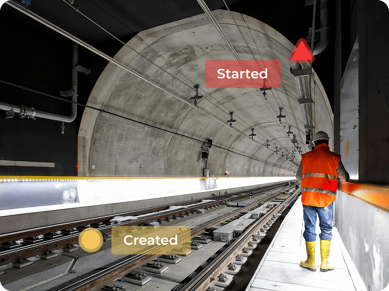 Koppel met gps-referentiepunten